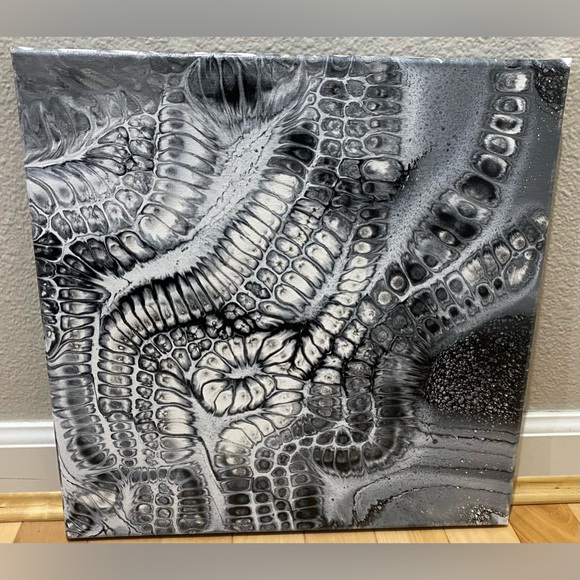 14” x 14” Original Acrylic Painting - Picture 7 of 8